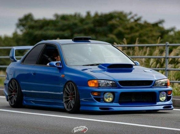 Subaru Impreza WRX Sti Coupe.